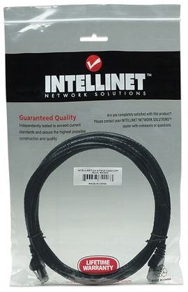 PATCH CORD INTELLINET 342063 CAT6 RJ45 M/RJ45 M 7FT/2M BLACK PATCH CORD INTELLINET 342063 CAT6 RJ45 M/RJ45 M 7FT/2M BLACK