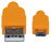 CABLE MANHATTAN 352734 MIC USB2 AM-MIC-BM 1M/3FT BLUE/ORANGE