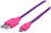 CABLE MANHATTAN 352741 MIC USB2 AM-MIC-BM 1.8M/6FT PURPURA/PINK