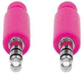 CABLE MANHATTAN 352826 STEREO 3.5mm 1M/3FT PURPURA/PINK CABLE MANHATTAN 352826 STEREO 3.5mm 1M/3FT PURPURA/PINK