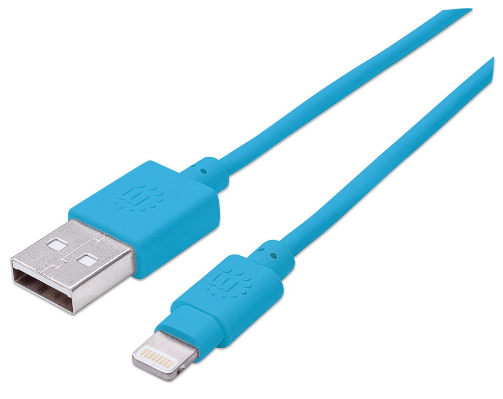 CABLE MANHATTAN 391467 ILINK LIGHTHING A-MALE 8PIN MAL 1M BLUE CABLE MANHATTAN 391467 ILINK LIGHTHING A-MALE 8PIN MAL 1M BLUE