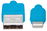 CABLE MANHATTAN 391467 ILINK LIGHTHING A-MALE 8PIN MAL 1M BLUE