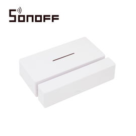 SENSOR MAGNETICO SONOFF DW1 RF COMPATIBLE CON SONOFF BRIDGE433 PARA ALARMA DE SEGURIDAD EN SMART HOME O PROGRAMAR ESCENAS EN LA APP DE SONOFF  (NO INCLUYE BATERIA, RECOMENDADA BAT-23A)