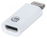ADAPTADOR MANHATTAN 390620 ILINK LIGHTNING MICRO-B FEMALE/LIGHTNING CONNECTOR MALE WHITE