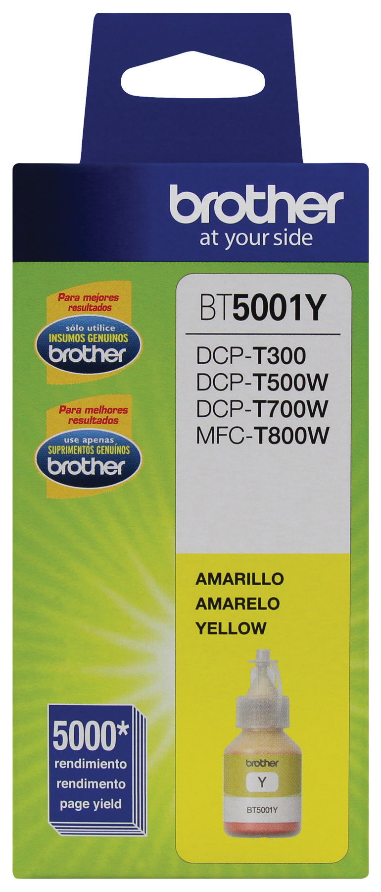BOTE TINTA BROTHER BT5001Y YELLOW 48.8ML T4000DW T220 T310 T420W T510W BOTE TINTA BROTHER BT5001Y YELLOW 48.8ML T4000DW T220 T310 T420W T510W