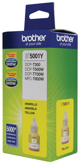 BOTE TINTA BROTHER BT5001Y YELLOW 48.8ML T4000DW T220 T310 T420W T510W BOTE TINTA BROTHER BT5001Y YELLOW 48.8ML T4000DW T220 T310 T420W T510W