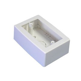 Caja de Registro Universal, color blanco de PVC auto extinguible (7902-02001) Caja de Registro Universal, color blanco de PVC auto extinguible (7902-02001)