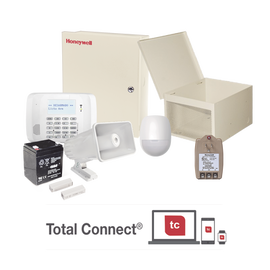 Kit de Alarma Residencial con Sensor de Movimiento y Contactos Magnéticos, Incluye Sirena, Batería y Transformador