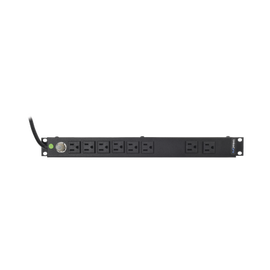 Tomacorriente Horizontal (PDU) de 8 Contactos (NEMA 5-15R) Rack 19