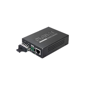 Convertidor de medios 1000 Mbps UTP/fibra óptica Mono-Modo hasta 10 Km, conector SC