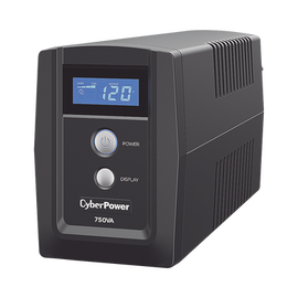 UPS de 750 VA/420 W, Topología Línea Interactiva, Entrada 120 Vca NEMA 5-15P, y 6 Salidas NEMA 5-15R, Con Regulador de Voltaje (AVR)