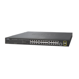 Switch Administrable de 24 puertos 10/100/1000T + 2 puertos SFP 100/1000X