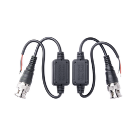 Kit de Transceptores (Balluns) EXTERIOR TurboHD Hasta 4K HD-TVI/HD-CVI/AHD / CONECTORES 100% COBRE / Con Cable RF Blindado. Distancia de hasta 200 m en 4K