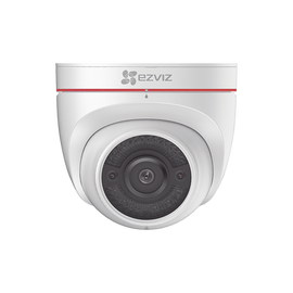 Domo IP 2 Megapixel / Inalámbrica / Sirena y Estrobo / Micrófono y Bocina Integrado / Notificación Push / Audios Personalizables / Ranura Para Memoria / Uso en Exterior