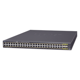Switch Administrable de 48-Puertos 10/100/1000T 802.3at PoE + 4-Puertos 100/1000BASE-X SFP / 440W