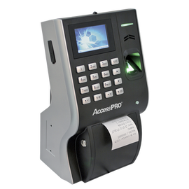Reloj checador con impresora integrada ideal para comedores / TCP/IP / Reportes de asistencia con software / Imprime ticket por cada empleado / Soporta 3,000 huellas