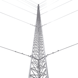 Kit de Torre Arriostrada de Techo de 12 m con Tramo STZ30 Galvanizado Electrolítico (No incluye retenida).