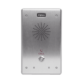 Intercomunicador IP, 2 líneas SIP, 2 relevadores con botón para llamada, anti-vandálico, IP65 e IK10, PoE