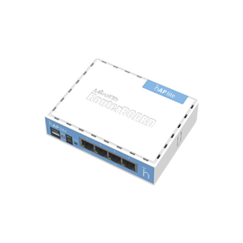 MikroTik RouterBOARD hAP-Lite RB941-2nD - Enrutador inalámbrico conmutador de 4 puertos - 2,4 GHz