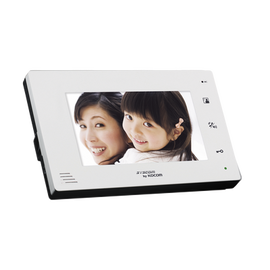 Monitor adicional color blanco manos libres con pantalla LCD a color de 7'