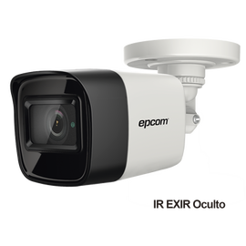 Bala TURBOHD 4K (8 Megapixeles) / Gran Angular 102º / Lente 2.8 mm / Exterior IP67 / IR EXIR 30 mts / dWDR