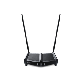 Router Inalámbrico de Alta Potencia, 2.4 GHz, 300 Mbps, 2 antenas externas omnidireccional 9 dBi, 4 Puertos LAN 10/100 Mbps, 1 Puerto WAN 10/100 Mbps, control de ancho de banda