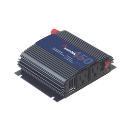 Inversor de Corriente (CD-CA). Potencia Nominal 450 W, Ent:12Vcd, Sal: 115Vca 60 Hz