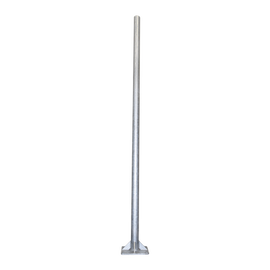 Poste de Acero Galvanizado para Videovigilancia, 3 m de altura.