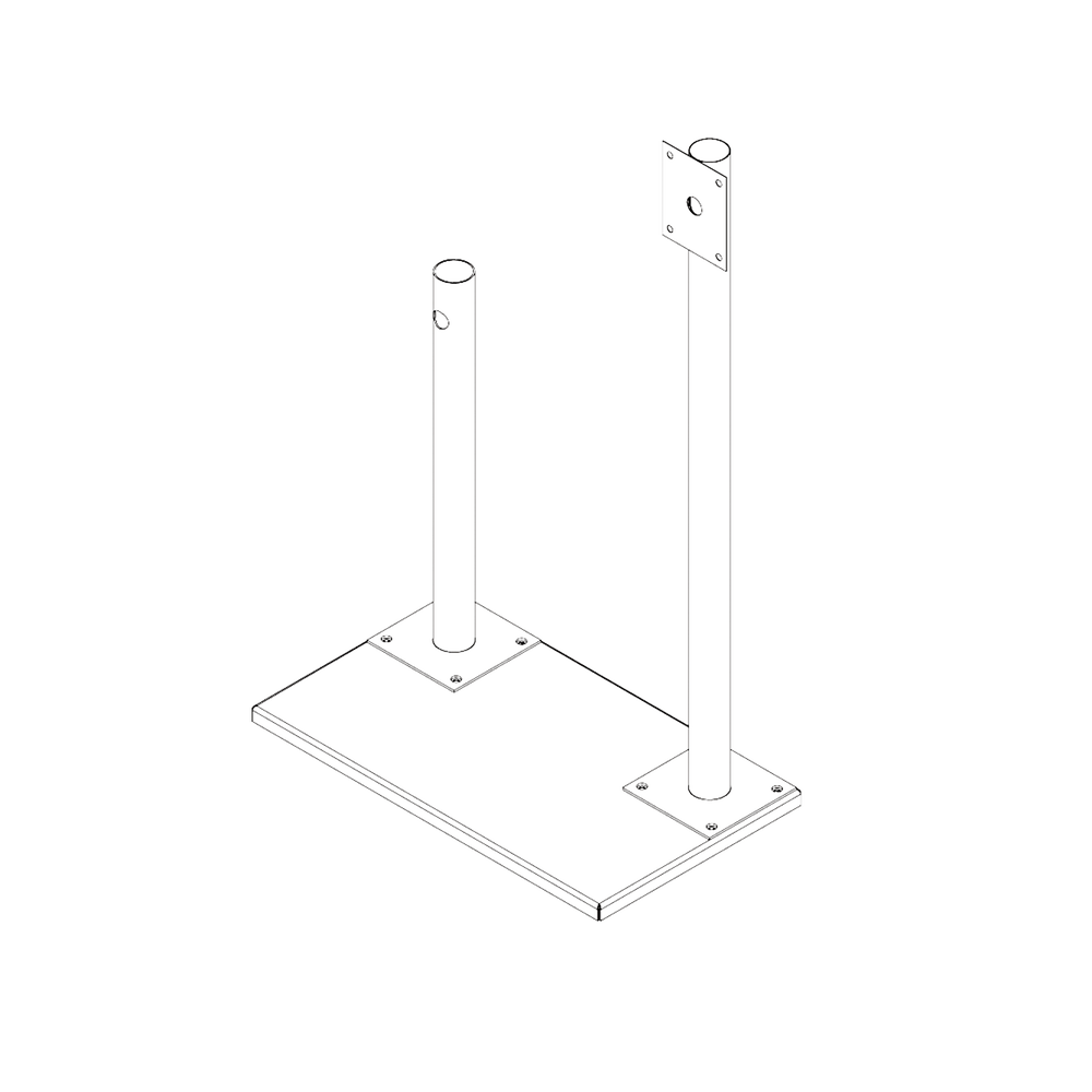 Base de Demostración para Antena FORCE y Cámara HIKVISION.