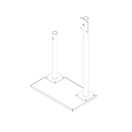 Base de Demostración para Antena FORCE y Cámara HIKVISION.