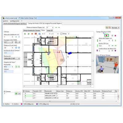 IP Video System Design PROFESSIONAL Tool / Herramienta de Diseño de Sistemas de Videovigilancia. Hasta 64 Cámaras por Proyecto