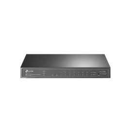 Switch PoE JetStream Administrable 8 puertos 10/100/1000 Mbps + 2 puertos SFP, 8 puertos PoE, 61W