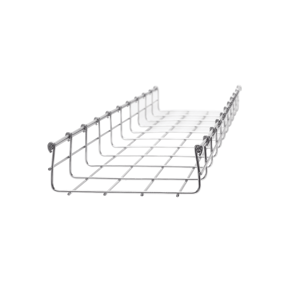 66 / 200mm mesh tray with GAC finish Hot dip galvanized, up to 210 Cat6 UTP cables, 3 m