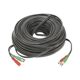 Cable Coaxial armado con conector BNC y Alimentación, longitud de 50 m, Optimizado para HD ( TurboHD, HD-SDI, AHD )