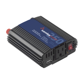 Inversor de Corriente (CD-CA) Potencia Nominal 250 W, Ent:12Vcd, Sal: 115Vca 60 Hz