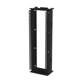 Rack de Acero de 7ft x 19in, 45UR con Organizadores Verticales Y Guía Superior para Cableado.