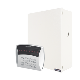 Kit de Alarma de 6 zonas y teclado LED 6 Zonas. Triple comunicador RADIO/Teléfono/GSM. Incluye gabinete