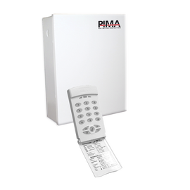 Kit de Alarma de 6 zonas y teclado LED delgado. Triple comunicador RADIO/Teléfono/GSM. Incluye gabinete