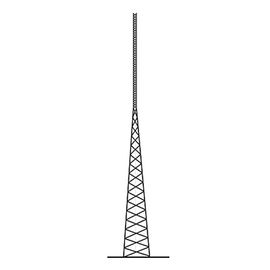 Self-Supporting Tower 170 feet (52 meters) SSV HEAVY DUTY Series. Self-Supporting Tower 170 feet (52 meters) SSV HEAVY DUTY Series.