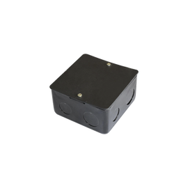Caja de registro de acero galvanizado, 10x10 cm, Color Negro (11000-00000) Caja de registro de acero galvanizado, 10x10 cm, Color Negro (11000-00000)