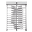Torniquete Sencillo / Cuerpo Completo / Interior/Exterior / 100% Acero Inoxidable /Acabado de Lujo / Alto Tráfico