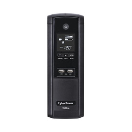 UPS de 1500 VA/900 W, Topología Línea Interactiva, Entrada 120 Vca NEMA 5-15P, Tipo Torre, Con 12 Tomas NEMA 5-15R, 5 años de garantía