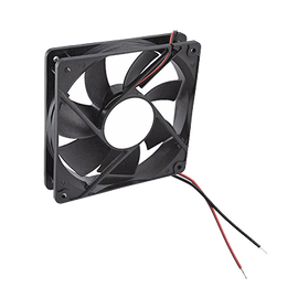 Ventilador Anticondensante Axial Cuadrado, 12Vcd, 120x120x25 mm, 75.0 CFM, 1.9 W, 161 mA, 2200 RPM.