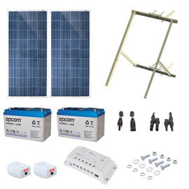 Kit Solar de 17 W con PoE Pasivo 24 Vcd para 2 Radios de Ubiquiti airMAX, Cambium ePMP Kit Solar de 17 W con PoE Pasivo 24 Vcd para 2 Radios de Ubiquiti airMAX, Cambium ePMP