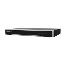 DVR 8 Megapixel / 4 Canales TURBOHD + 2 Canales IP / 1 Bahía de Disco Duro / Audio por coaxitron / 4 Entradas de Alarma / 1 Salida de Alarma / Detección de Rostros / H.265+