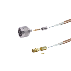 60 cms RF Cable RG-142/U type, and N Male and Reverse Polarity SMA Female Connectors (Up to 8 GHz).