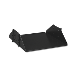 Charola Doble Para Soportar Equipo en Racks de 152 mm de Profundidad, de 19in, 3UR, Color Negro