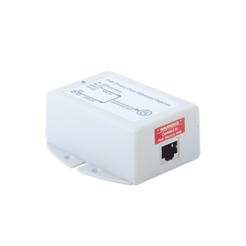 Inyector POE para Aplicación Solar, Entrada 9-36 Vcd, Salida en 48 Vcd, 802.3 af, 10/100/1000 Mbps, hasta 17 Watts