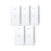 5 Access Point UniFI doble banda, cobertura 180°, MIMO 2x2 de pared para habitaciones de hotel.