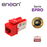 CONECTOR MODULAR JACK RJ45 ENSON EPRO-JACK5E-RD SERIE PRO, POSICION VERTICAL CAT5E COLOR ROJO COMPATIBLE CON PLACAS ENSON EPRO-FP REQUIERE USO DE PINZAS EPRO-JACKTOOL